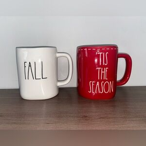 TWO Rae Dunn Mugs Fall & Tis the Season
